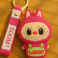 Labubu Flocked Bunny Wrist-Strap Keychain TrendyZone