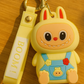 Labubu Flocked Bunny Wrist-Strap Keychain TrendyZone