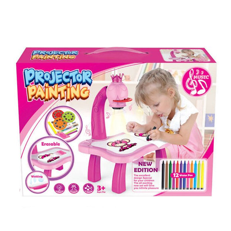 LED Projector Art Painting Table for Kids Adeeba's Collection