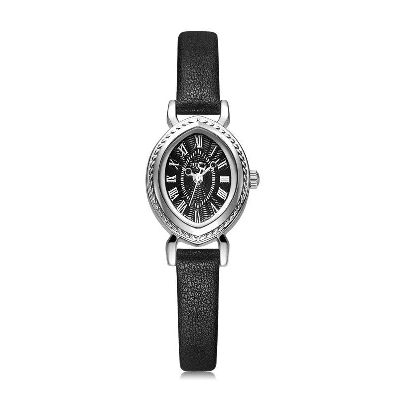 Oval Belt Quartz Movement Waterproof Compact Fashion Watch TrendyZone