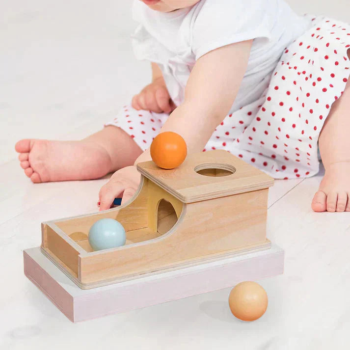 New Wooden Montessori Teaching Aids Sensory Training Target Box Toys UAE