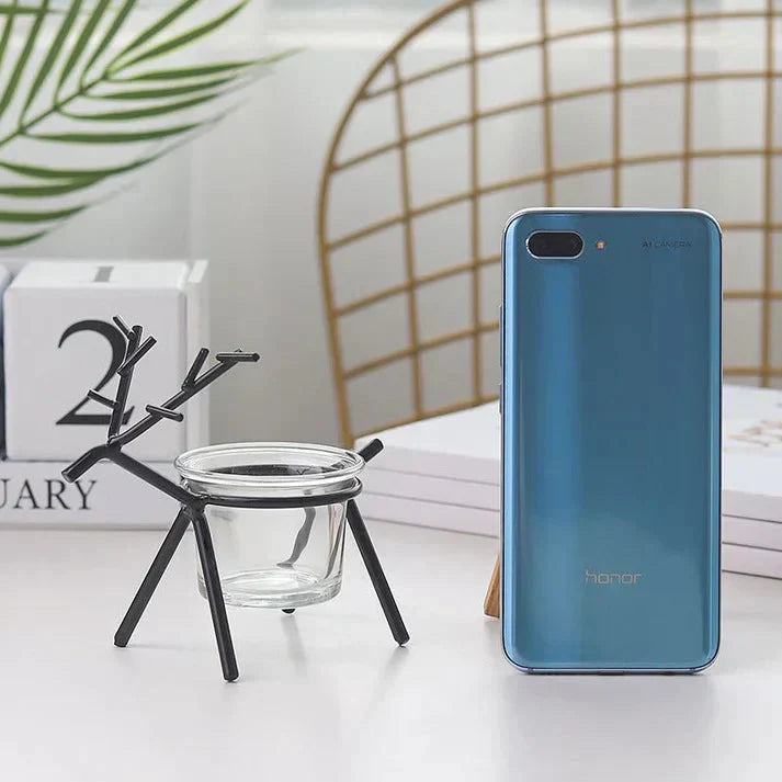 Wrought Iron Fawn Candle Holder UAE